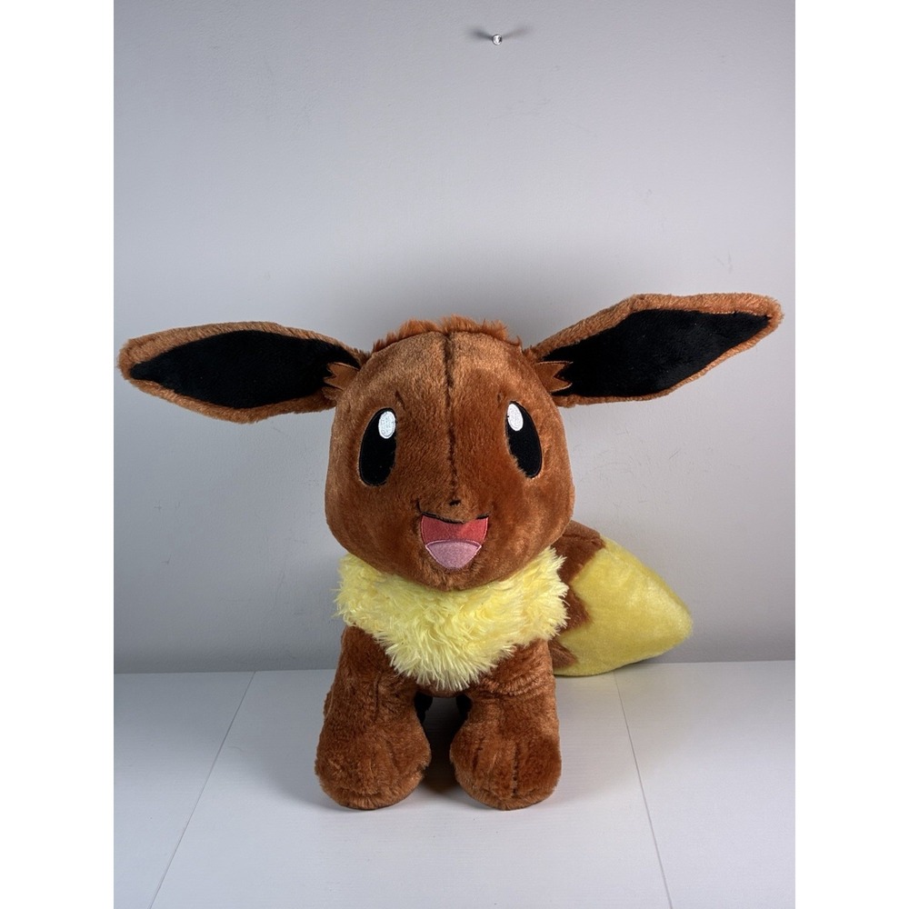 BAB Build-A-Bear Pokemon Eevee Plush W/ Pokémon Hoodie For Plush